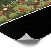 天狗との武家修行1859年頃 ポスター (角)