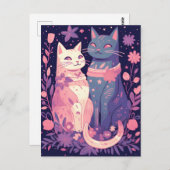 天猫グリーティングカード ポストカード (正面/裏面)