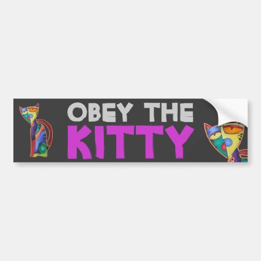 天猫 バンパーステッカー (正面)