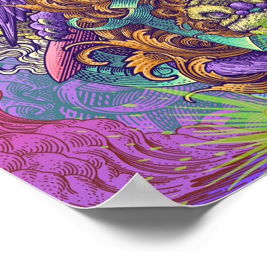 天獣支配 ポスター (角)