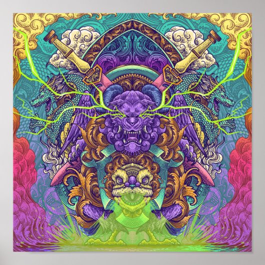 天獣支配 ポスター (正面)