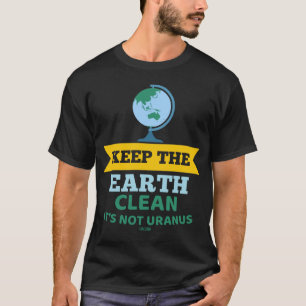 天王星おもしろいことわざ環境保護 Tシャツ