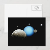 天王星と衛星NASA惑星 ポストカード (正面/裏面)