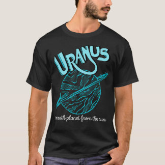 天王星の太陽から第7惑星 Tシャツ