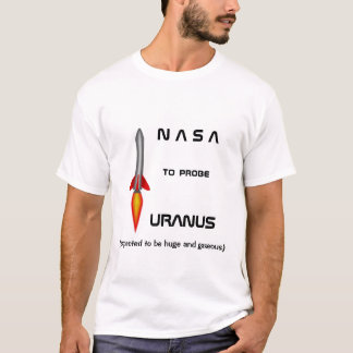 天王星のTシャツを厳密に調べるNASA Tシャツ
