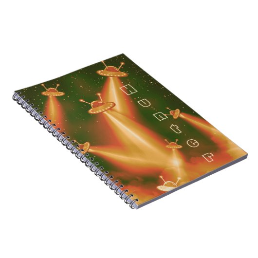 天王星へのUFO攻撃おもしろい- Sci-Fi ノートブック (右側)