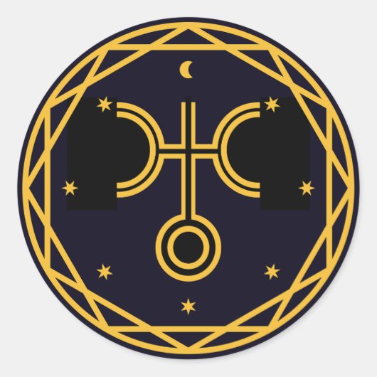 天王星オカルティックシナパーティー ラウンドシール (正面)