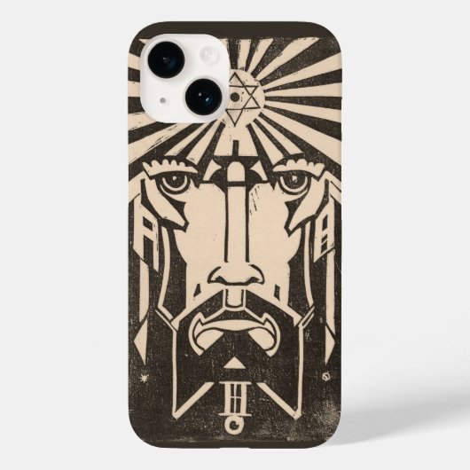 天王星スカイ神ギリシャ神話ブラック Case-Mate iPhoneケース (裏面)