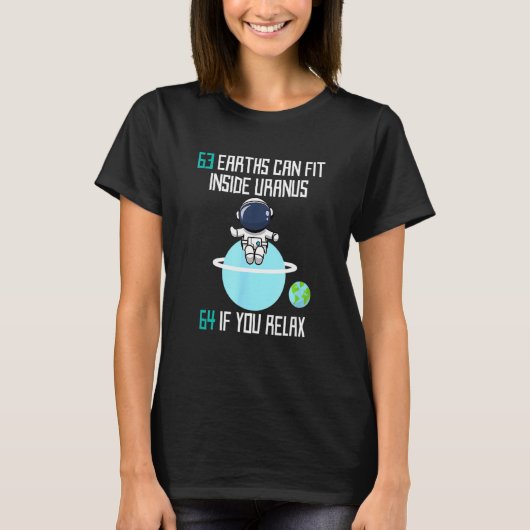 天王星天文学宇宙 Tシャツ (正面)