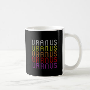 天王星惑星レトロヴィンテージ天文学Tシャツ コーヒーマグカップ