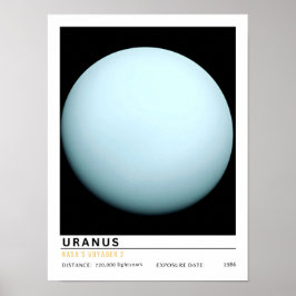 天王星惑星宇宙教育 ポスター