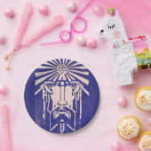 天王星空神ギリシャ神話ブルー ペーパープレート (パーティー)