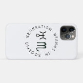 天王星蠍座世代の占星術・十二星座 Case-Mate iPhoneケース (裏面(横))