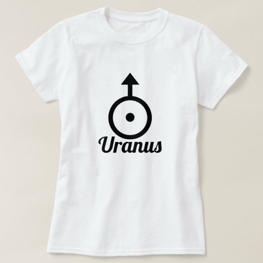 天王星記号 Tシャツ (デザイン正面)