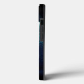 天王星青色惑星3d宇宙宇宙イラストレーション Case-Mate iPhoneケース (裏面 / 左)