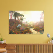 天球公園 – by Jurgen Ziewe キャンバスプリント (インサイチュ (リビング))