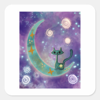 天球原子猫 スクエアシール