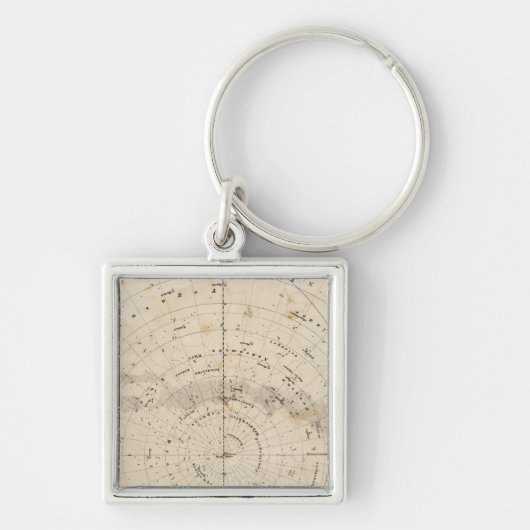 天球図 キーホルダー (正面)