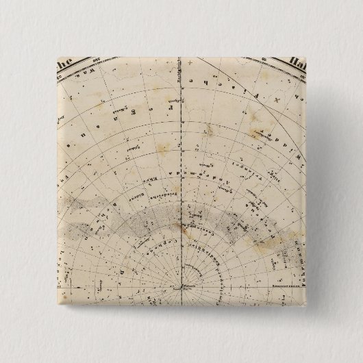 天球図 缶バッジ (正面)