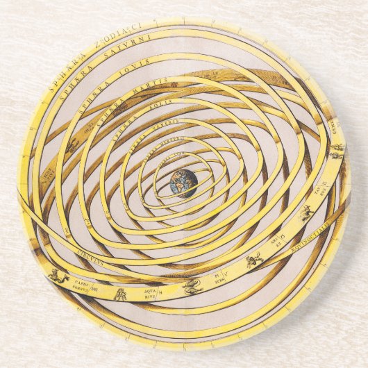 天球地図アンドレスセラリウス砂岩コースター コースター (正面)