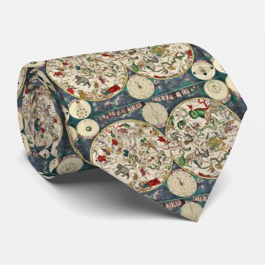 天球地図タイ ネクタイ (ロール)