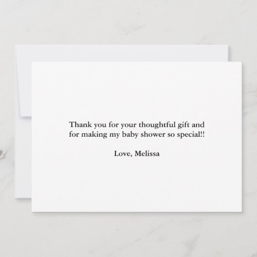 天球月と星のサンキューカード サンキューカード (裏面)