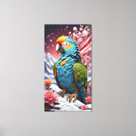 天球融合：クリスタルフローラキャンバスアート キャンバスプリント