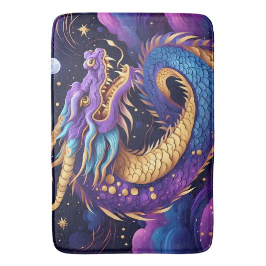 天界のドラゴンのバスマット バスマット (正面縦)