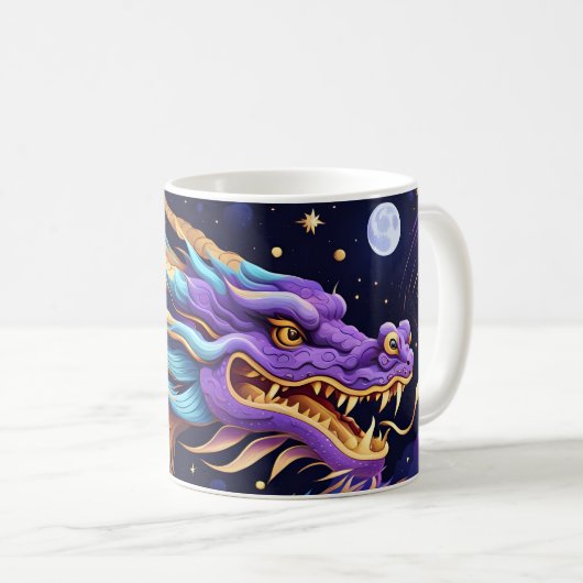 天界のドラゴンマグカップ コーヒーマグカップ (正面右)