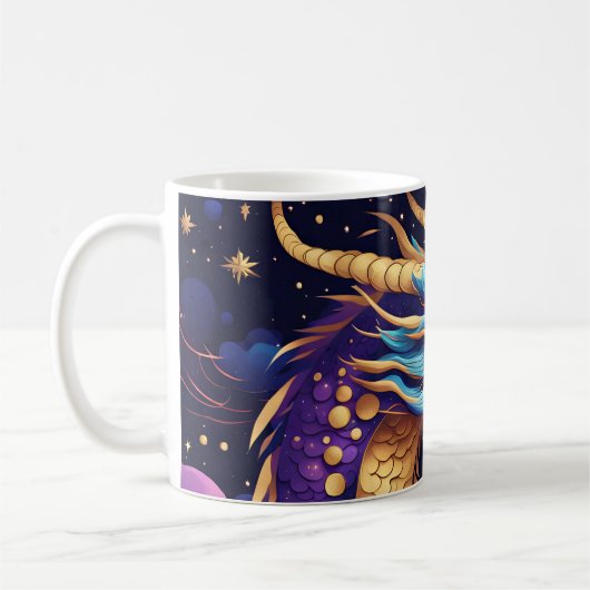 天界のドラゴンマグカップ コーヒーマグカップ (左)