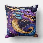天界のドラゴン枕 クッション (裏面)