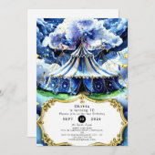 天界のマジカルサーカスお誕生日 招待状 (正面/裏面)