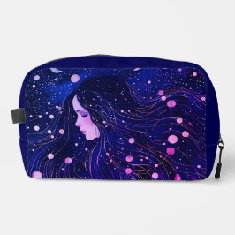 天界の女性 女神 月 星 空 トイレタリーバッグ ドップキット