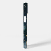 天界の金色の太陽、月、蓮の星の夜空 Case-Mate iPhoneケース (裏面 / 右)