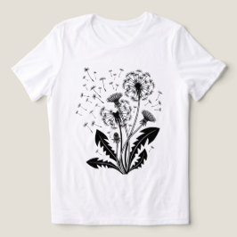 天界の風 タンポポ 女性用 グラフィックTシャツ トライブレンドＴシャツ