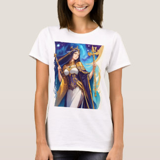 天界の高位聖職者 ファンタジーアニメアートTシャツ Tシャツ