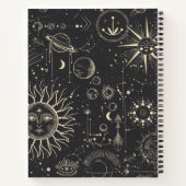 天界をテーマにしたドリームジャーナル ノートブック (裏面)