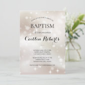 天白星金ゴールドバプテスマ《キリスト教》洗礼式や命名式 招待状 (スタンド正面)