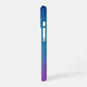 天白熱［赤熱］光を放つ川とオーロラ電話ケース iPhone 16ケース (左側面)