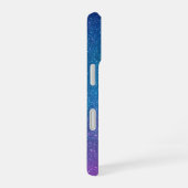 天白熱［赤熱］光を放つ川とオーロラ電話ケース iPhone 16ケース (右側面)