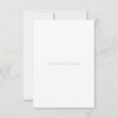 天白金ゴールド太陽ムーンスターズ結婚ズ 出欠カード (裏面)