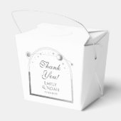 天白銀の太陽の月の星結婚の フェイバーボックス (裏面サイド)