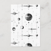 天白黒三日月結婚相 エンクロージャーカード (裏面)