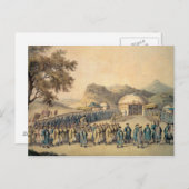 天皇の中国 ポストカード (正面/裏面)