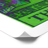 天皇タロットカードサイケデリックポスター ポスター (角)