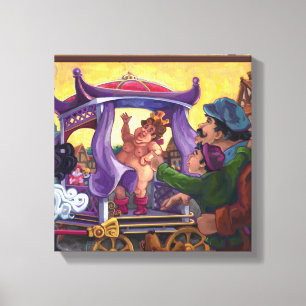 天皇新装美術 キャンバスプリント