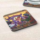 天皇新装美術 コースター (左側)