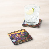 天皇新装美術 コースター (右側)