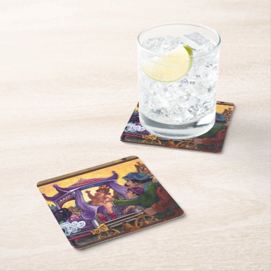 天皇新装美術 スクエアペーパーコースター (インサイチュ)