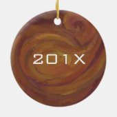 天皇新装美術 セラミックオーナメント (裏面)